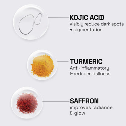 Kumkumadi Face Wash with 1% Kojic Acid & Turmeric