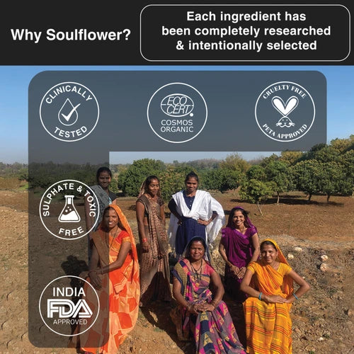 Why soulflower is better than other brands, trusted and chemical free, and chemically tested and approved by FDA