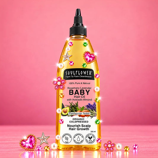 Rosemary Lavender Baby Hair Growth Oil - Soulflower