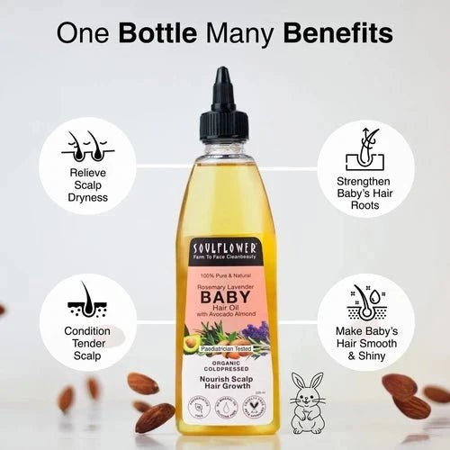 Baby Hair Oil for Healthy Scalp and strenghtening hair roots