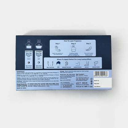 Back of the pack, how to use, parfumes instruction