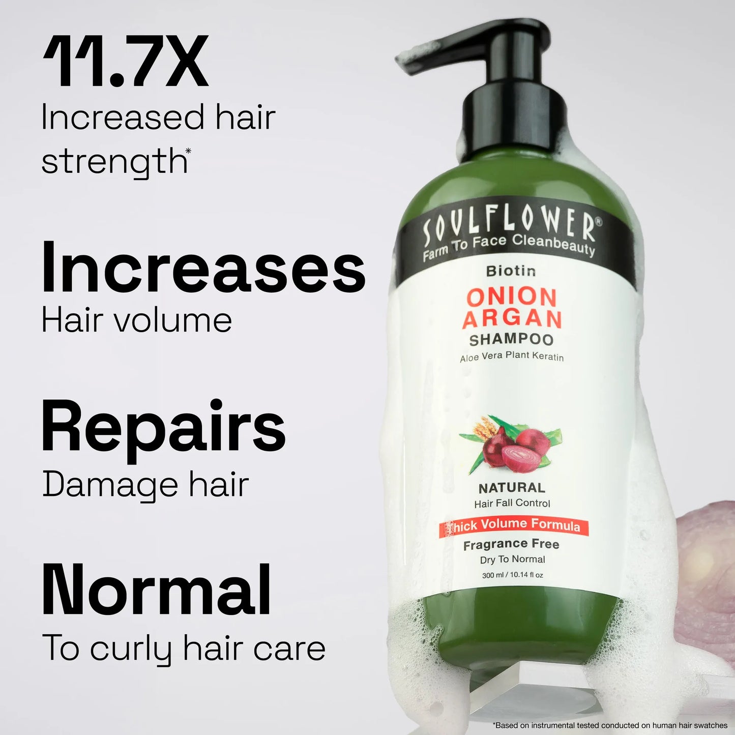 Biotin Onion Shampoo with Keratin & Vitamin E