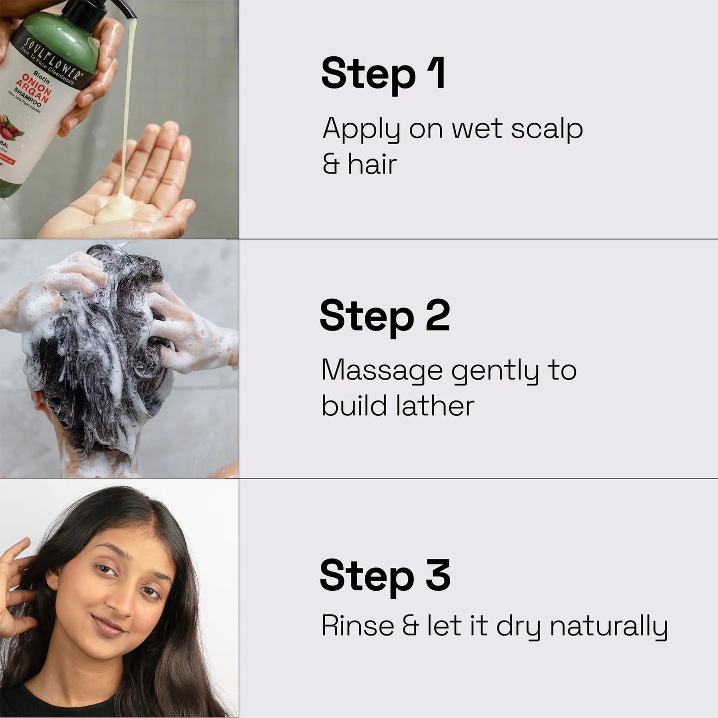 Biotin Onion Shampoo with Keratin & Vitamin E