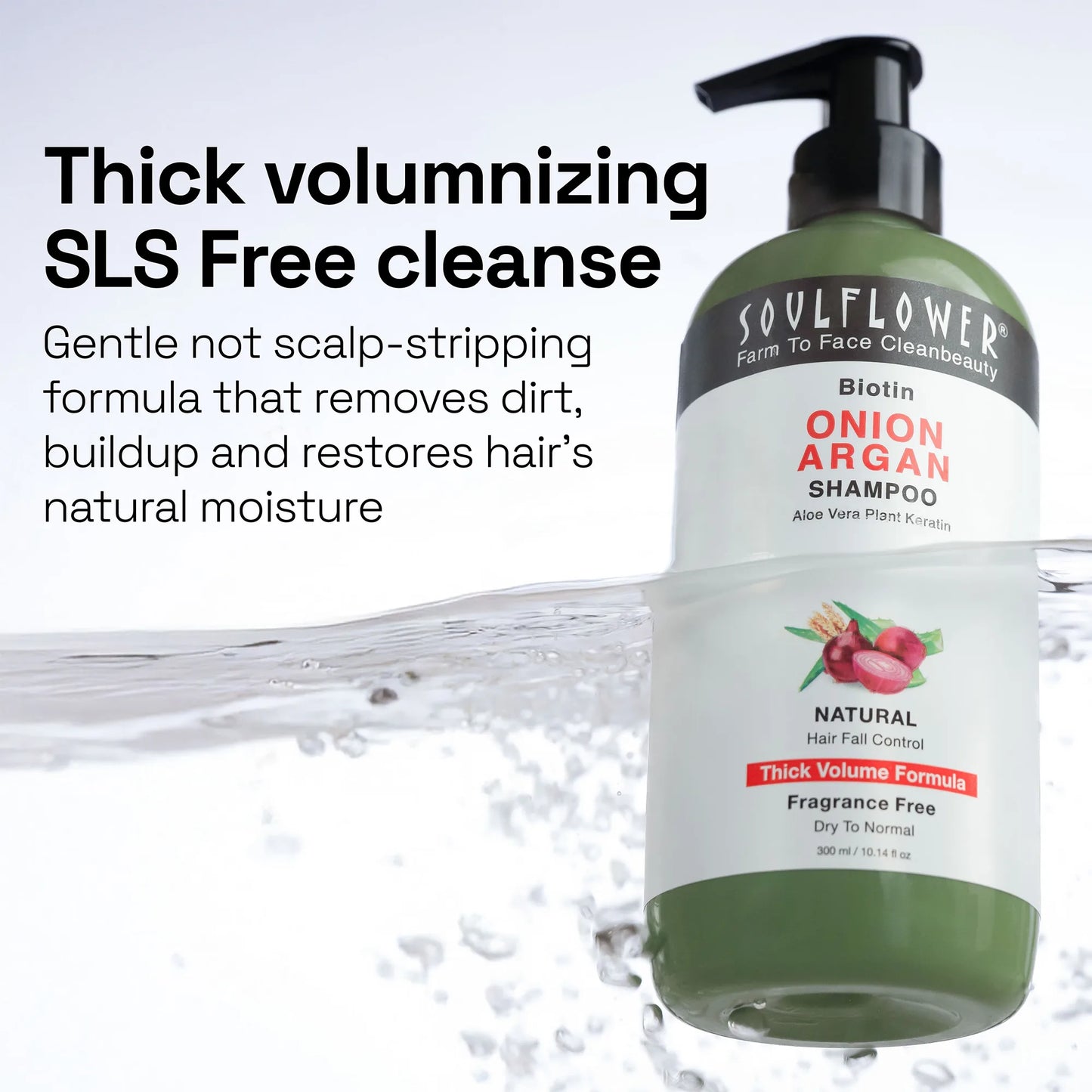 Biotin Onion Shampoo with Keratin & Vitamin E