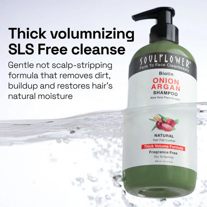 Biotin Onion Shampoo with Keratin & Vitamin E