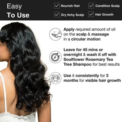 Bhringraj oil to for stress related hair fall
