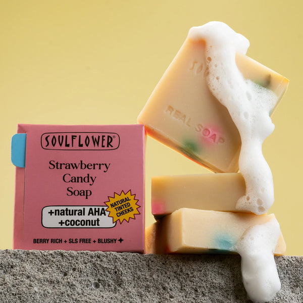 Strawberry Glow Soap for Natural Tinted Cheeks