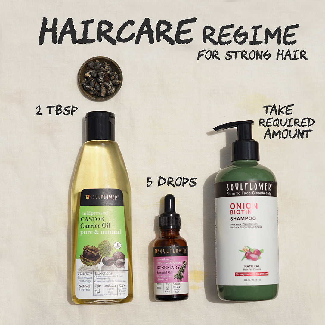 organic castor hair oil