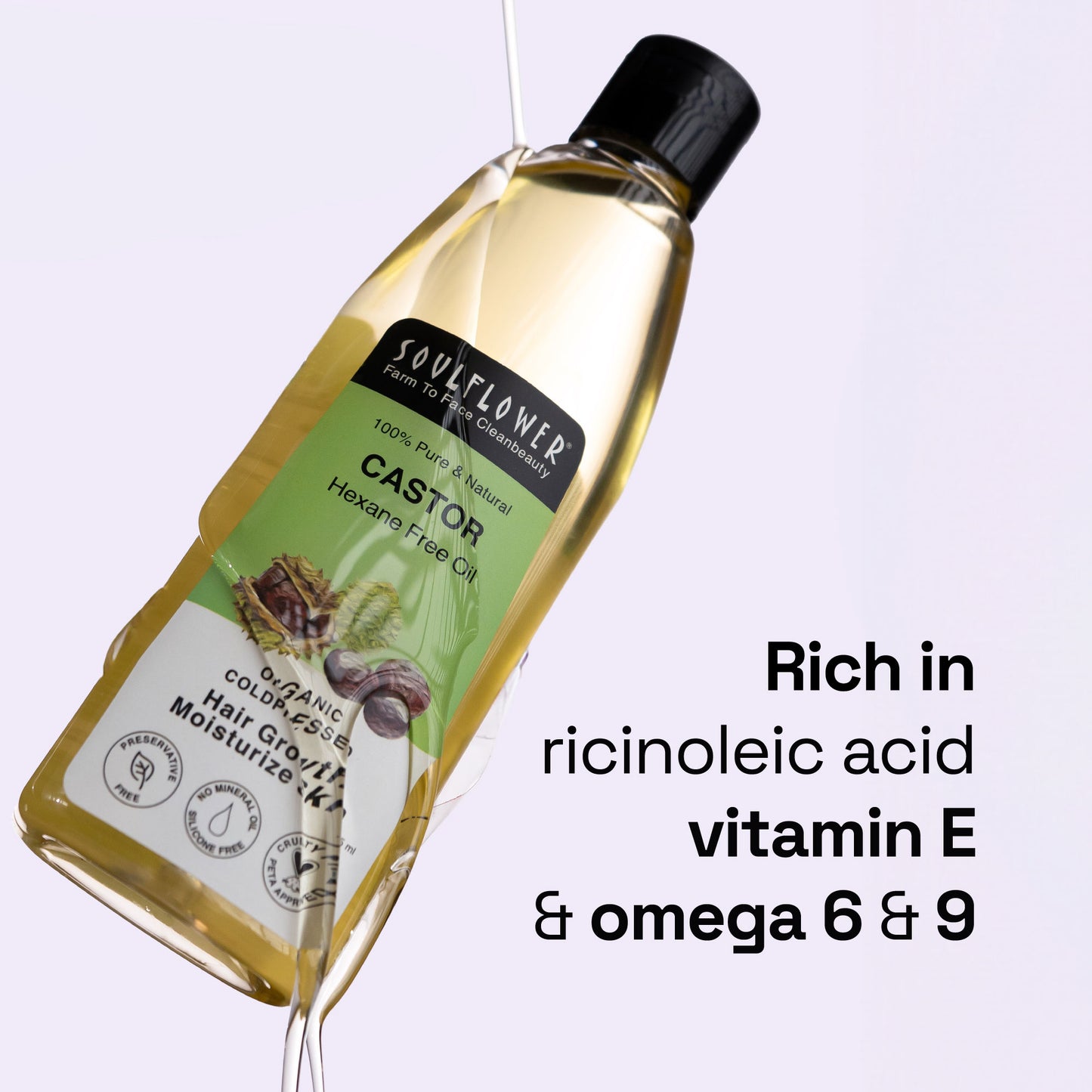 Castor Oil/Arandi Oil Clinically proven for Hair Growth