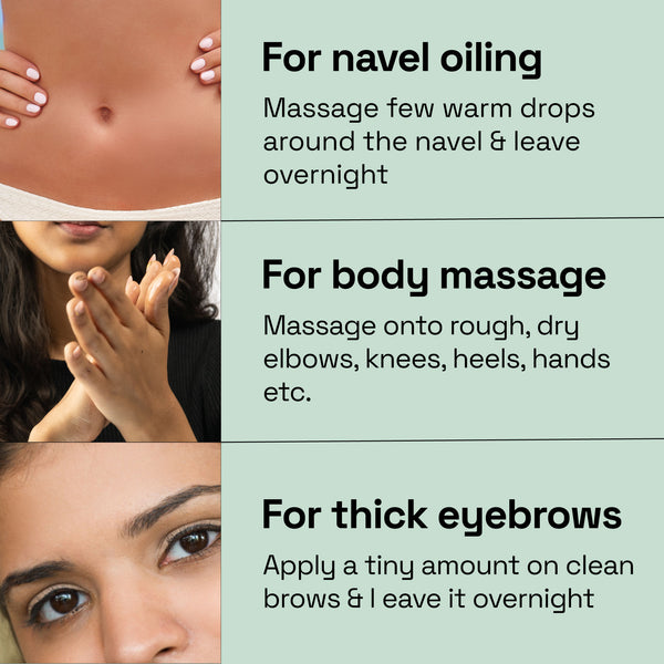 Castor Oil/Arandi Oil Clinically proven for Hair Growth