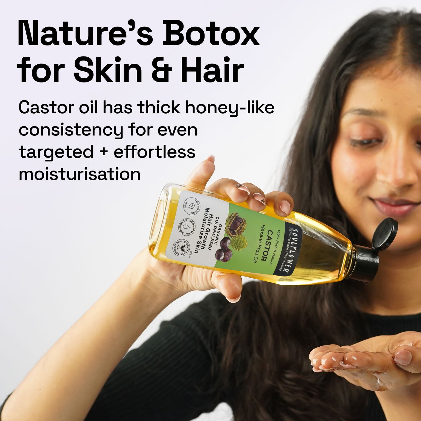 Castor Oil/Arandi Oil Clinically proven for Hair Growth