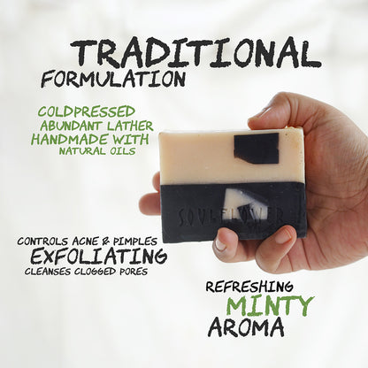 Activated Charcoal Soap for body odor 