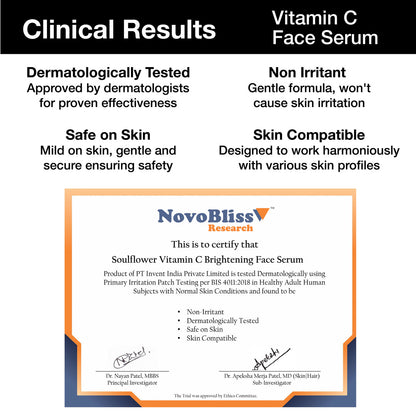 Vitamin C Serum - Dermatologically Tested by Novo Bliss