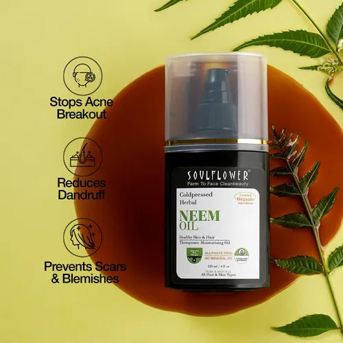 Cold pressed Neem Oil For Skin & Hair