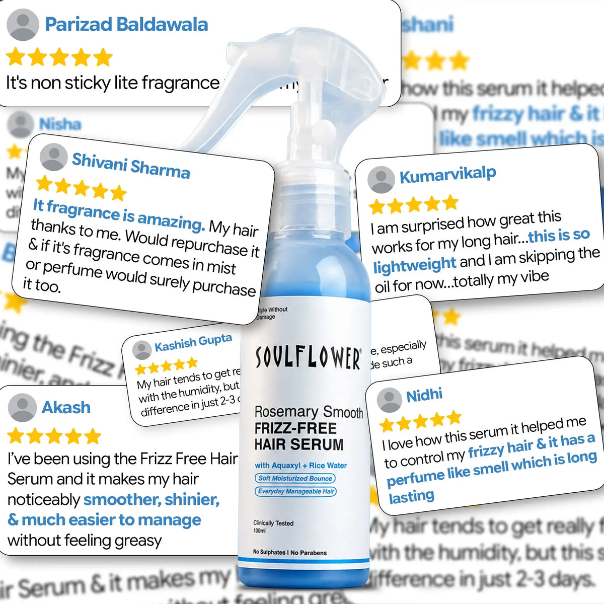 Rosemary Smooth Frizz-Free Hair Serum