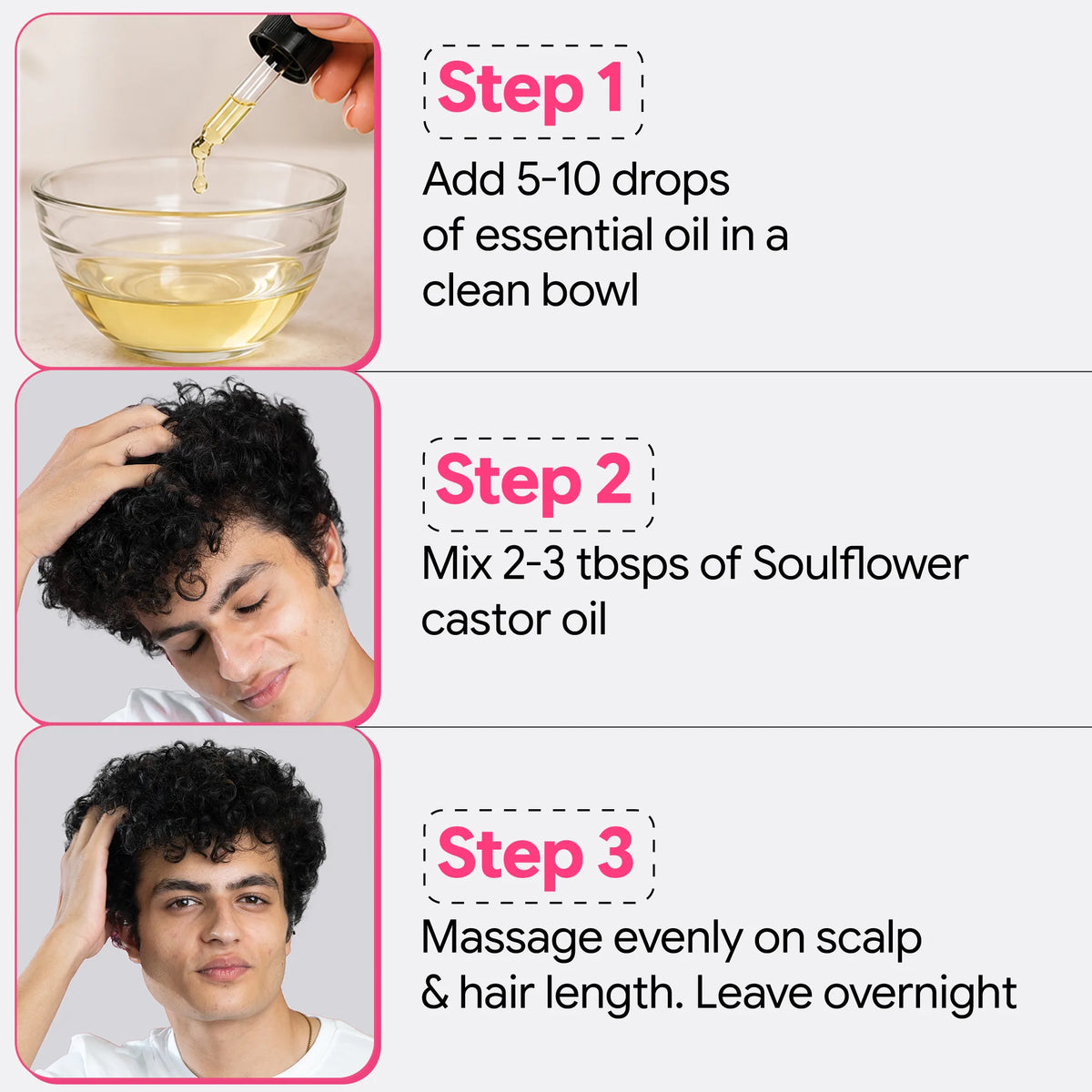 3X Rosemary Hair Growth Routine