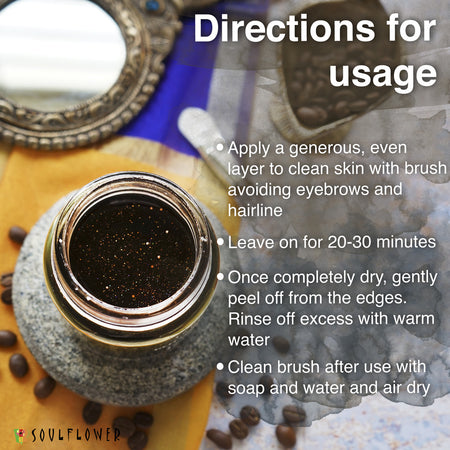 Skin Firming Coffee Glitter Peel Off Mask with Aloe