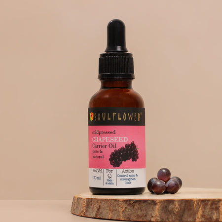 Grapeseed Oil for Frizz-Free Hair & Moisturized Even Skin Tone