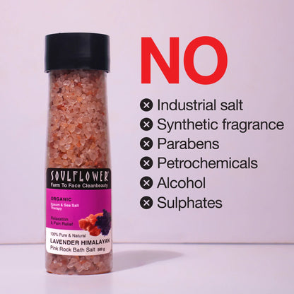 Lavender Himalayan Pink Rock Bath Salt