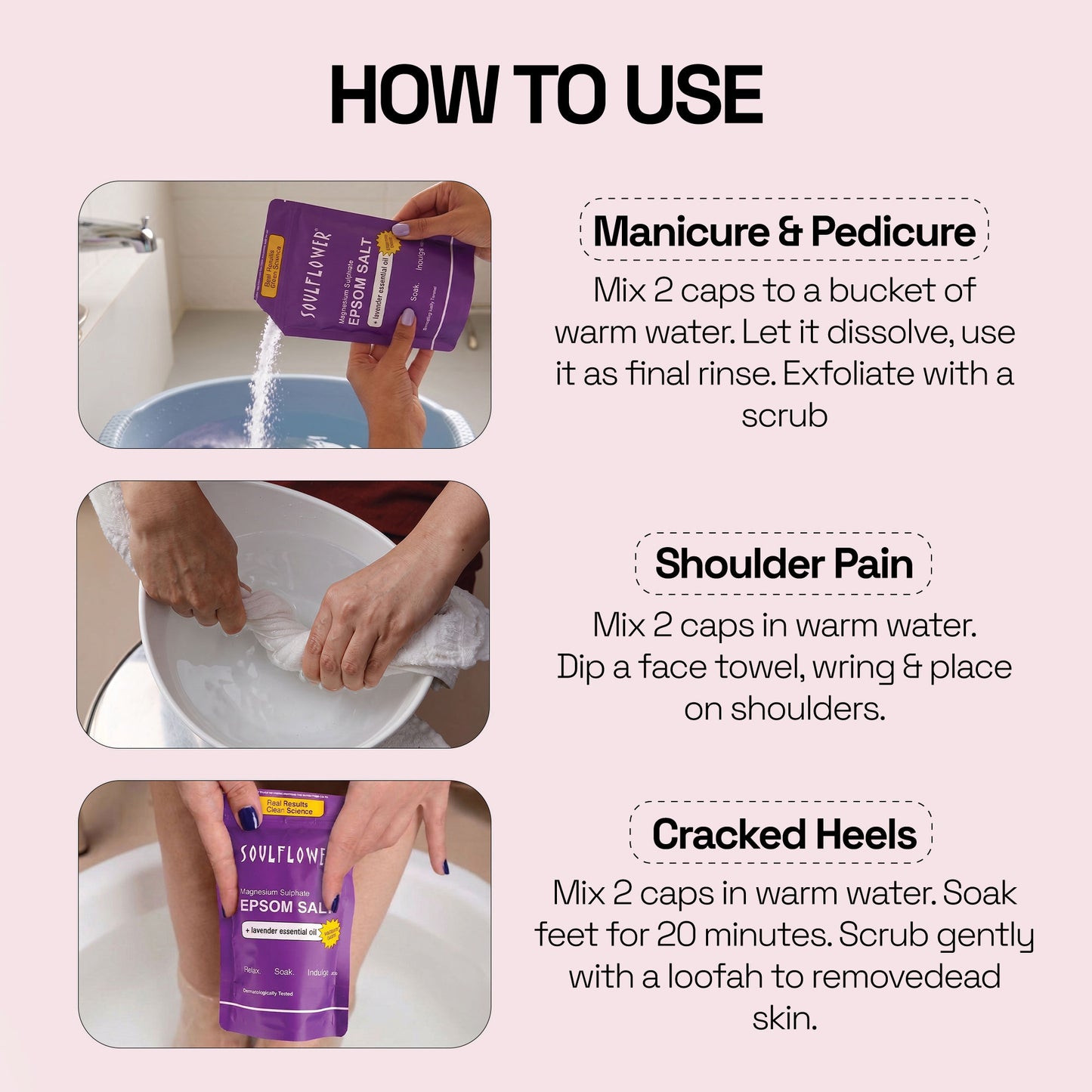 Espom Bath Salt with Lavender Essential Oil