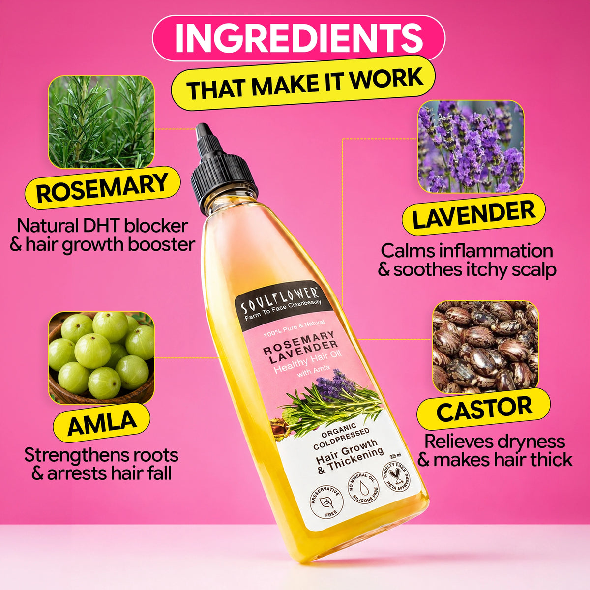 Rosemary Lavender Hair Oil
