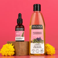 Rosemary Essential Oil & Rosemary Lavender Hair Oil clinically tested for Hair Growth