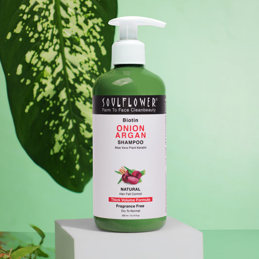 Herbal Onion Biotin Shampoo for Thick & Smooth Hair