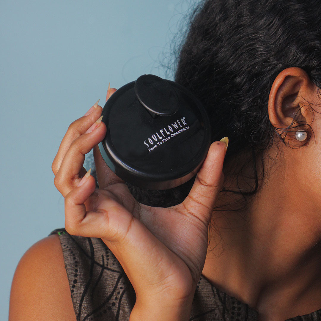 Soulflower Scalp Massager for thicker and shinier hair.