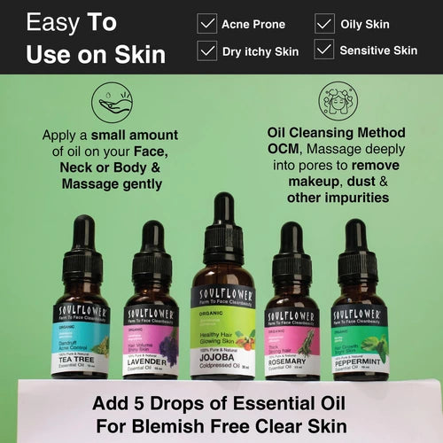 Jojoba Oil for Clean & Moisturized Skin