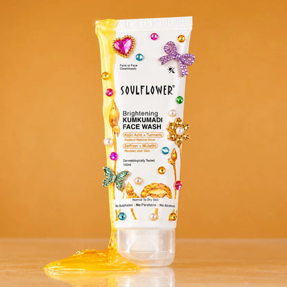 Kumkumadi Face Wash with 1% Kojic Acid & Turmeric