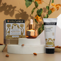 Set of Kumkumadi Face Wash & Night beauty elixir Oil Combo for Glowing skin 