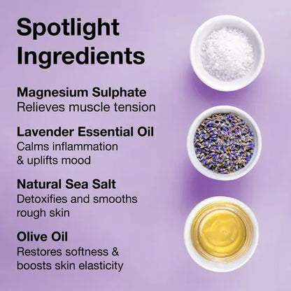 Lavender Epsom Bath Salt with Magnesium