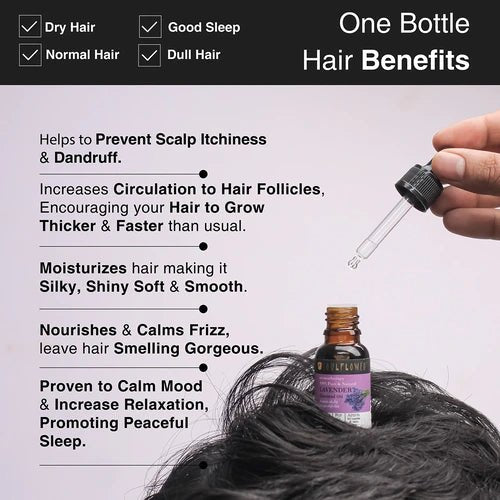 lavender flower benefits for hair Pure Lavender Essential Oil for Hair & Skin