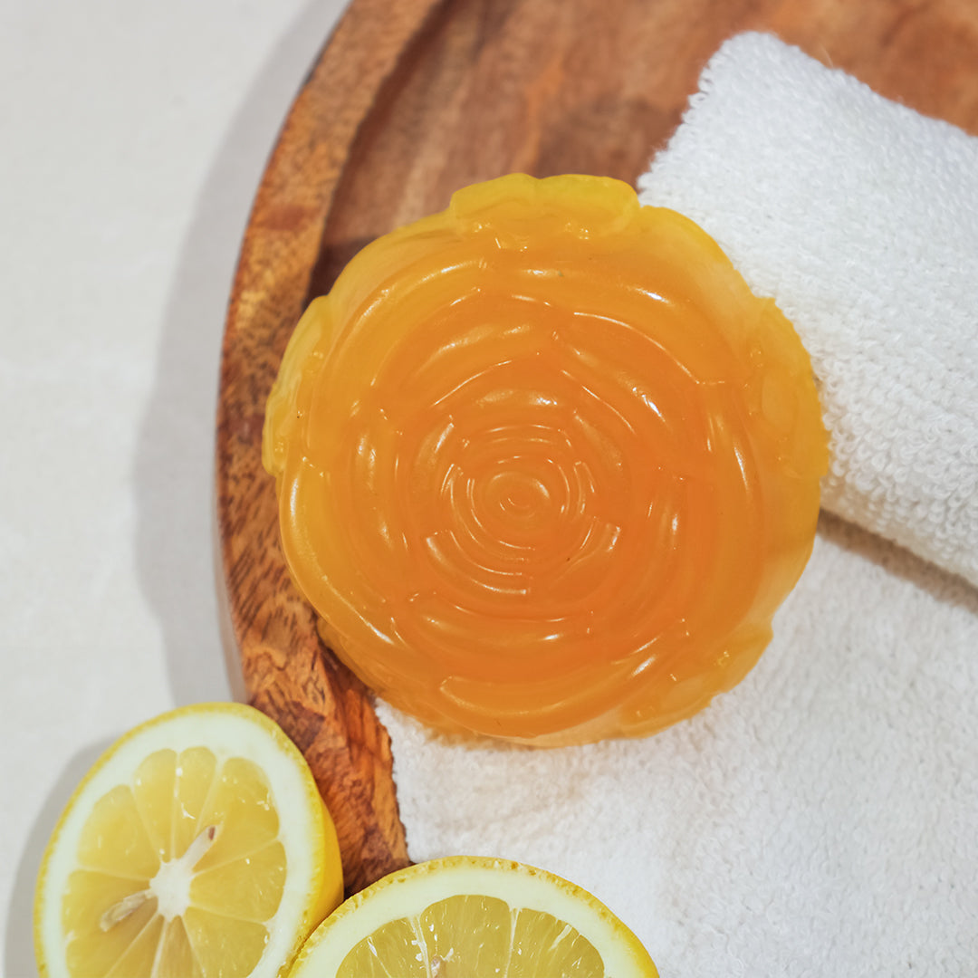 refreshing lemon glycerin soap