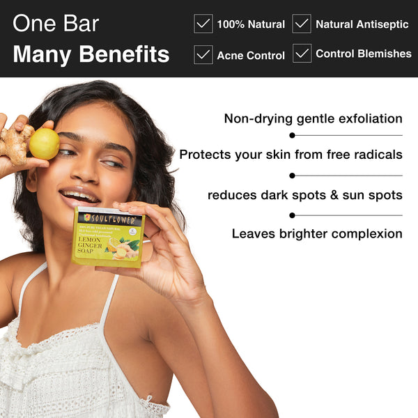 Benefits of lemon and ginger soap