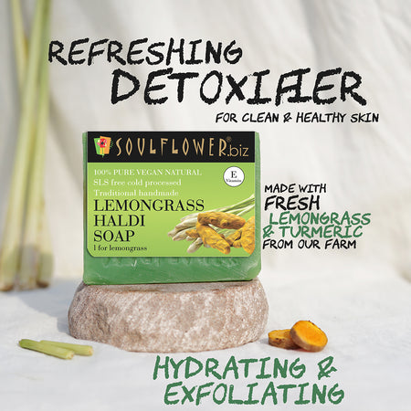 Lemongrass Haldi Soap