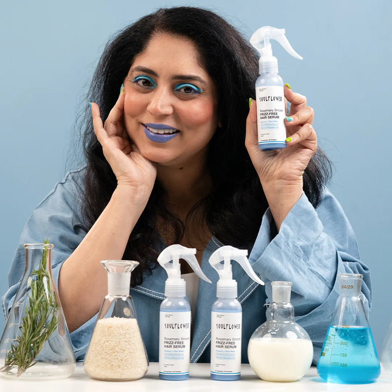 From day one, I knew Soulflower had to be about more than me. India doesn’t have one hair type so why should we have one solution? Soulflower was built to serve every scalp and texture