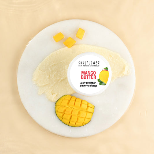 Soulflower Mango Butter with Mango and Texture of the product