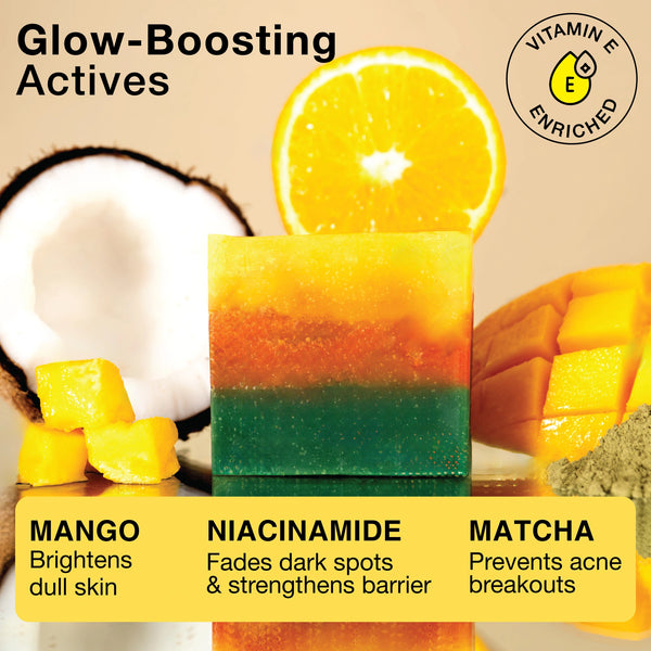Niacinamide Mango Matcha Vitamin C Soap