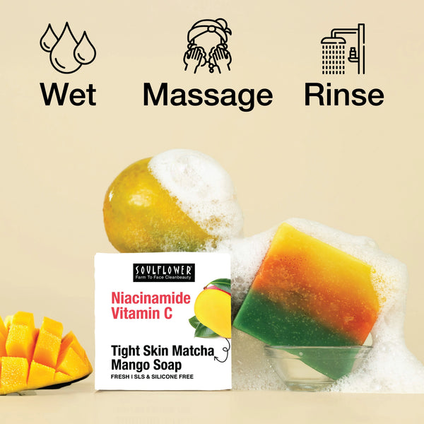 Niacinamide Mango Matcha Vitamin C Soap