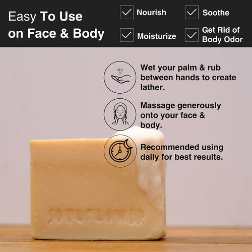 How to Use the Relaxing Nourishing and Hydrating Jasmine Soap