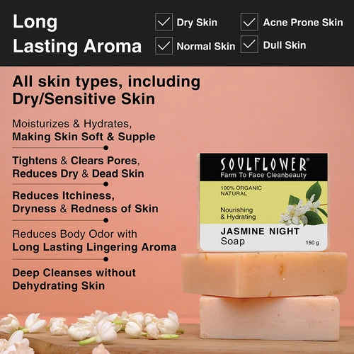 Benefits of Relaxing Nourishing and Hydrating Jasmine Soap for Soft Skin