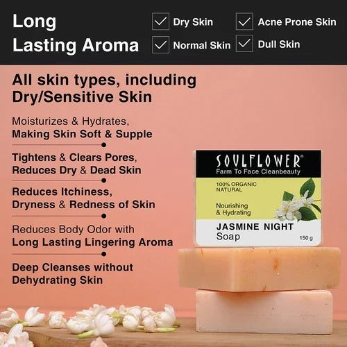 Benefits of Relaxing Nourishing and Hydrating Jasmine Soap for Soft Skin