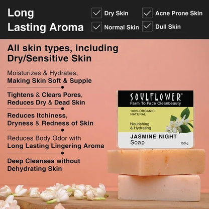 Benefits of Relaxing Nourishing and Hydrating Jasmine Soap for Soft Skin