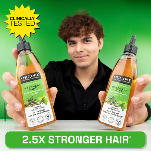 Rosemary Mint Light Hair Growth Oil - Soulflower