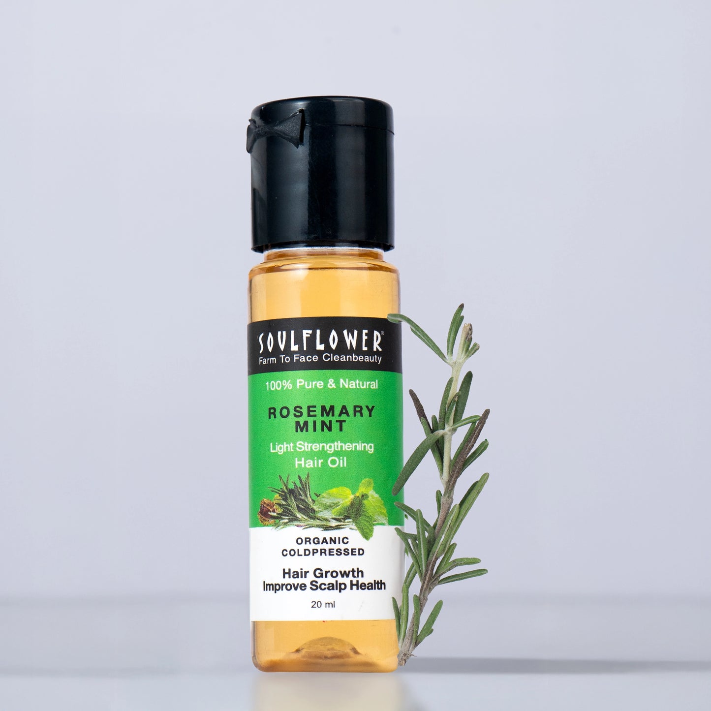 Rosemary Cooling Mint Light Oil for Hair Fall Control - 20ml