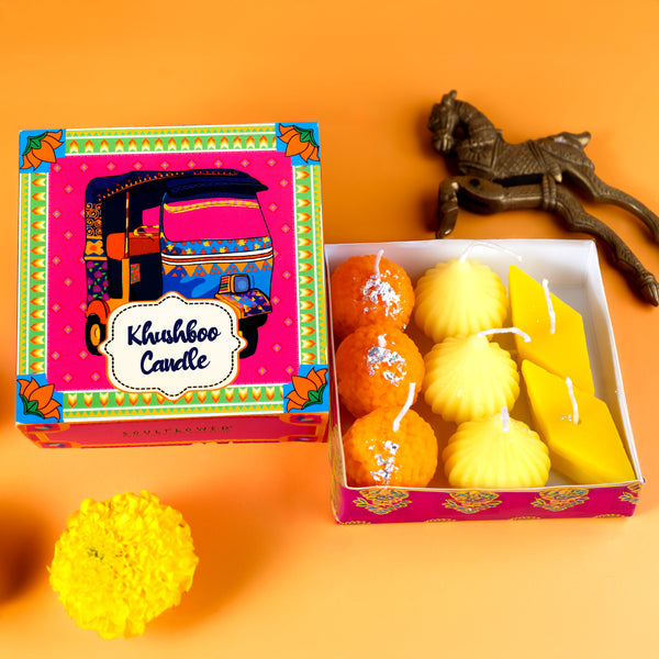 Mix Mithai Candle Pack