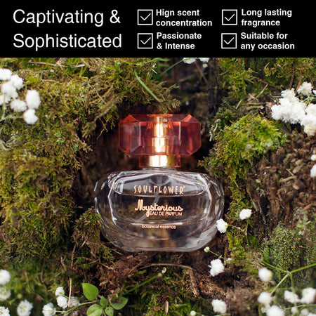 Mysterious Eau De Parfum - Premium Luxury Long Lasting Perfume with 16% Essential Oils