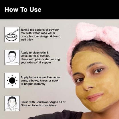 Hoe To Use - Herbal Clay Mud Mask