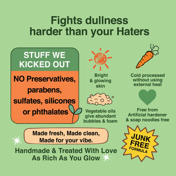 Vit C Orange Carrot Soap - Magic Eraser of Dark Spots